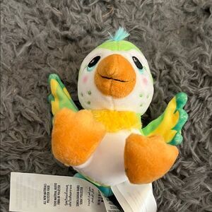 Disney Wishables Enchanted Tiki Room Series Green Tiki Bird Michale Small Plush